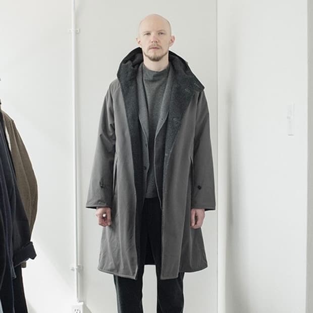 [2]코모리 명작 나핑 울 후디드 코트