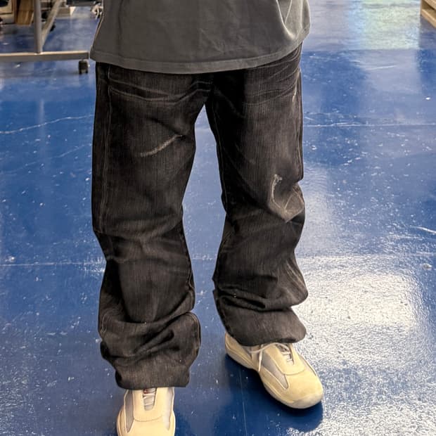 Levis 리바이스 501 흑청 데님 팬츠