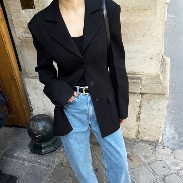 수아마르(SUAMAR) 트윌자켓 55-66 새상품 