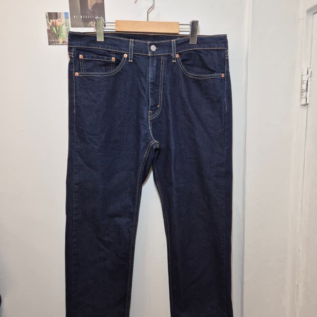 리바이스 505 프리미엄 데님 팬츠입니다
W34 L32 사이즈