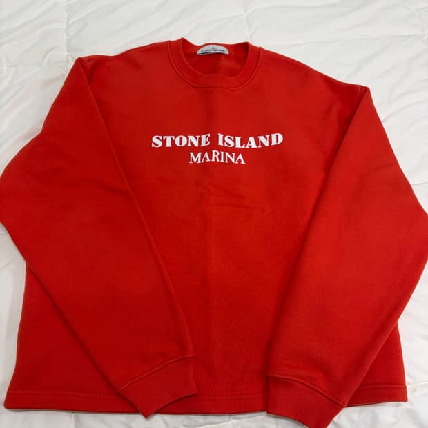스톤아일랜드 23fw 7915671x6 마리나 맨투맨 새상품 M