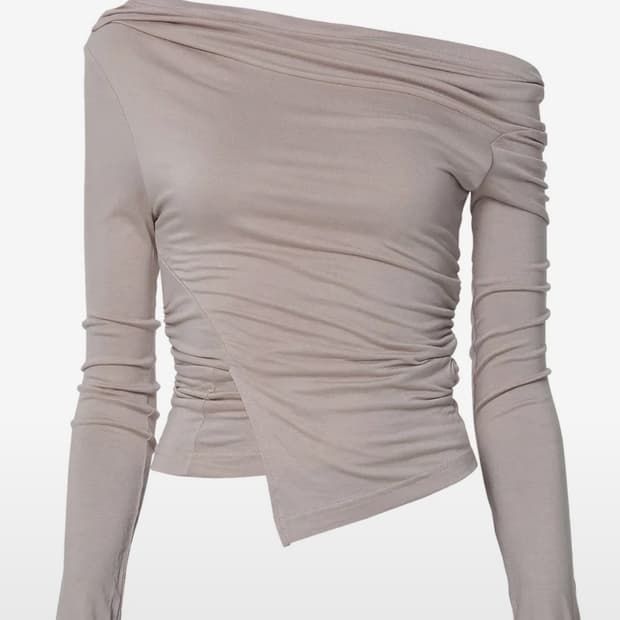 플레어업 원숄더 롱슬리브