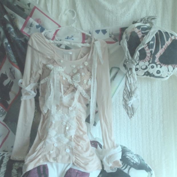 Lingerie combine shrring top/onepiece