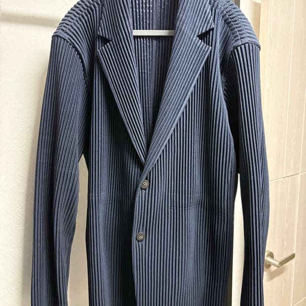 옴므플리세 블레이저 자켓 네이비 3 jd401