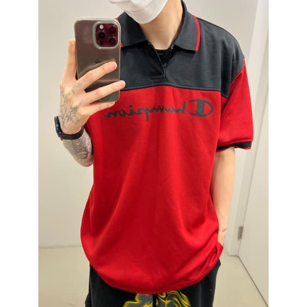 챔피온 매쉬 하프 카라티 r4300