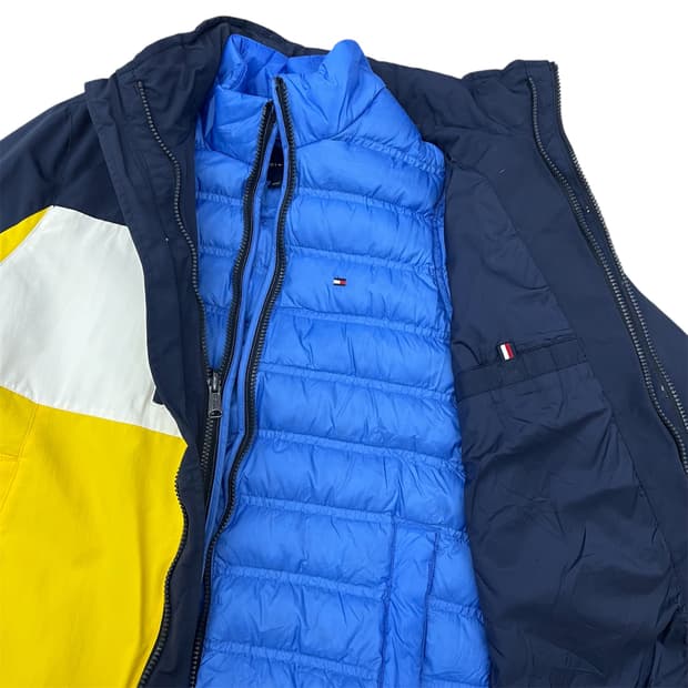 타미힐피거 쓰리웨이 패딩 점퍼 경량패딩