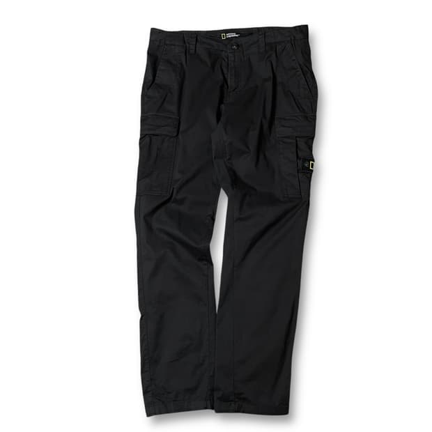  (36) 내셔널지오그래픽 블랙 코튼 카고 팬츠 91