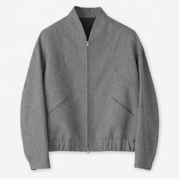 Coor Wool Shawl Collar Varsity Jacket