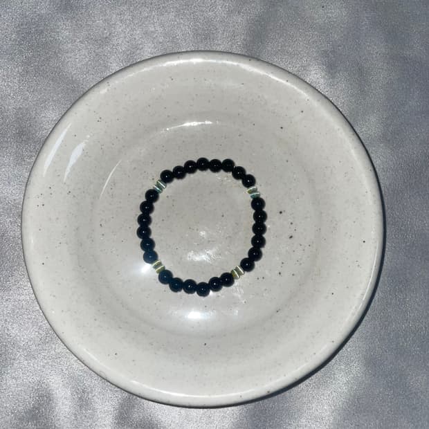 Vintage stone green bracelet 