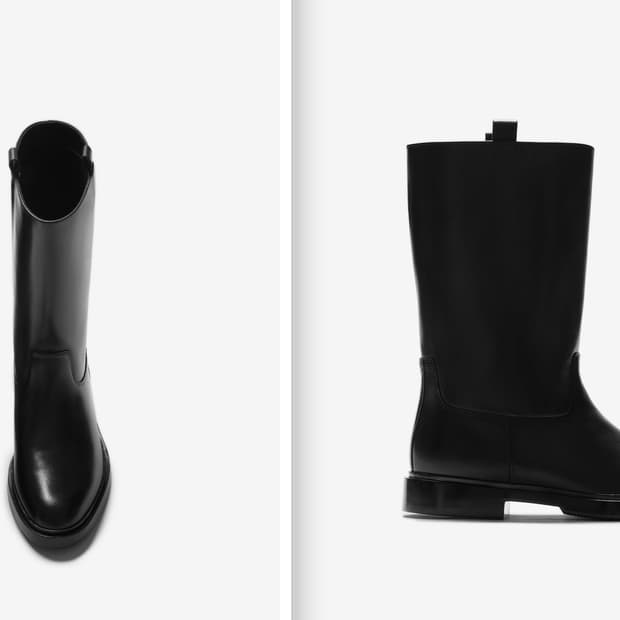 쿠에른 서울 컬렉션 미들 부츠 245