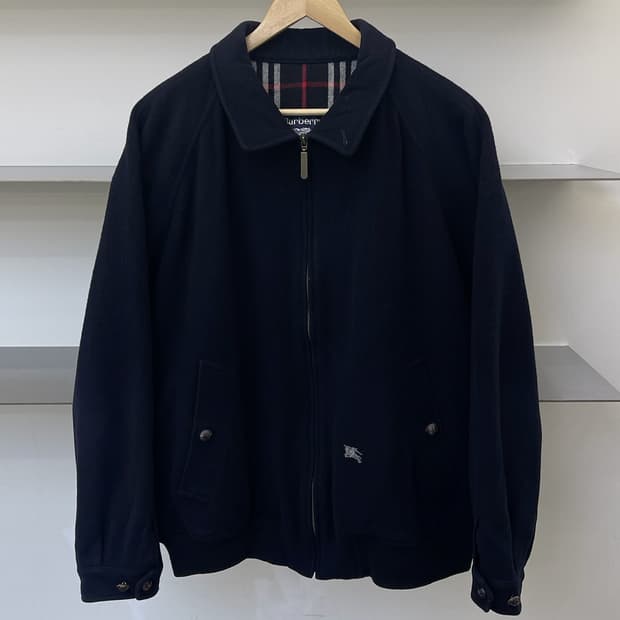 버버리 90s 이퀘스트리안 나이트 울 자켓