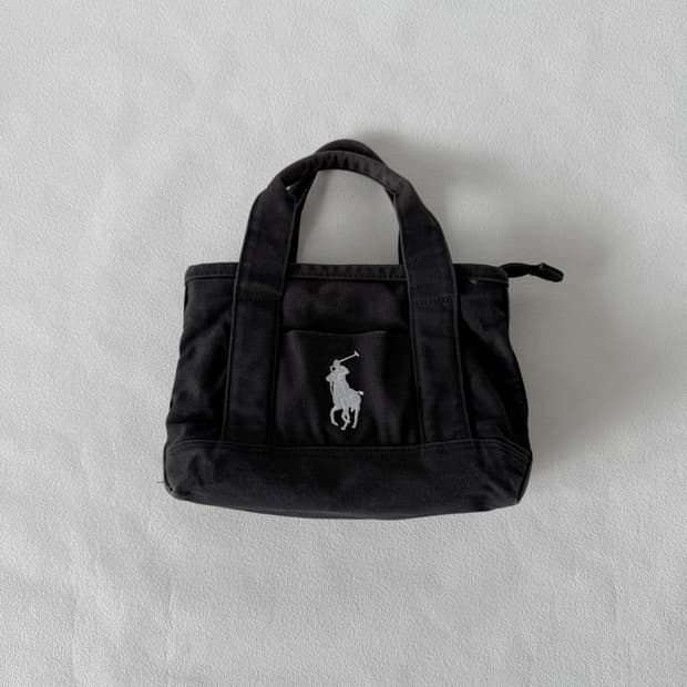 폴로 랄프로렌(Polo Ralph Lauren) 캔버스 미니 토트백