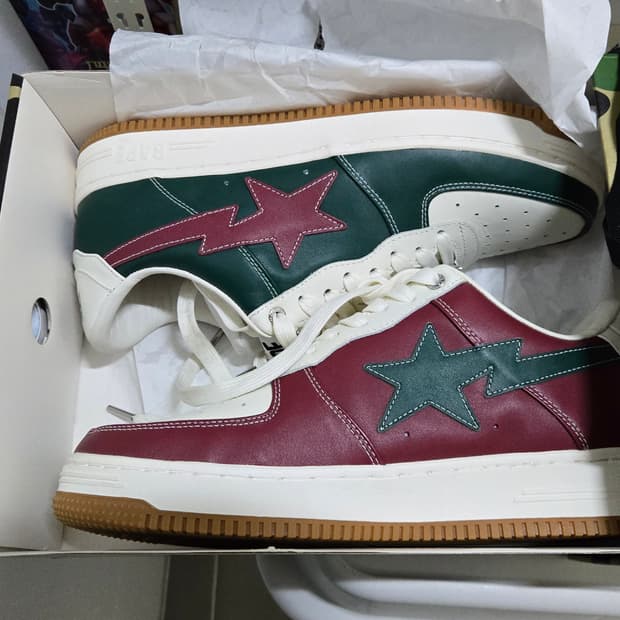 베이프 X 엔드 베이프스타 그린 레드 290사이즈