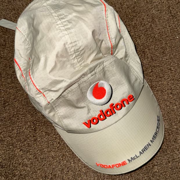 보다폰 맥라렌 메르세데스 알론소 사인 캡 모자