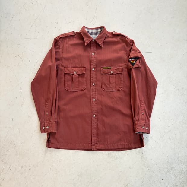 90s GT OUTDOOR FIELD 빈티지 셔츠 L