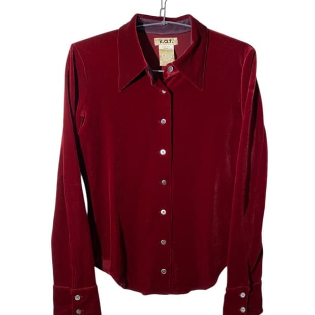 kat 벨벳 셔츠