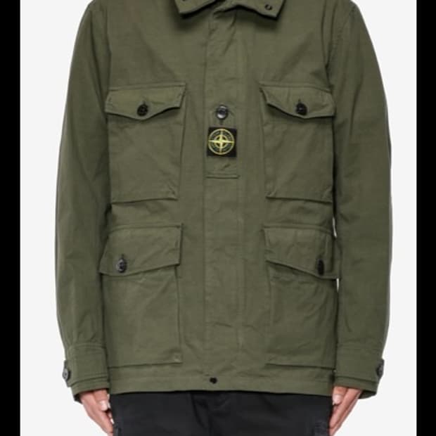 (새상품130만원)스톤아일랜드 필드자켓 야상 L 웍스아웃구매