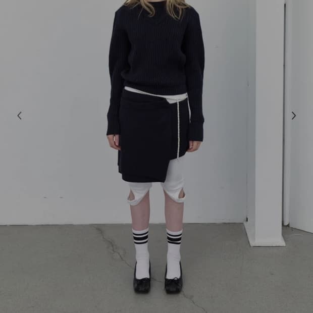 LCDC 더블레이어 풀오버 니트