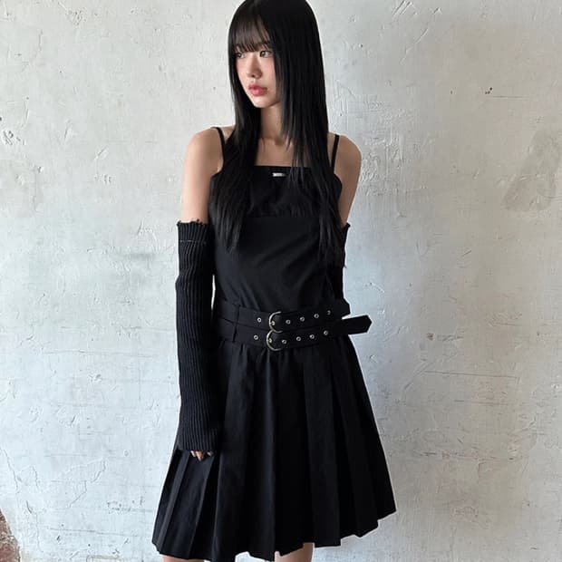 루루서울 원피스 quite belt dress 블랙