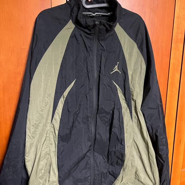 조던 스포츠 잼 위밍업 자켓 올리브 XL