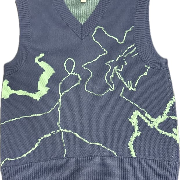 코스 COS 레귤러 핏 자카드 니트 S