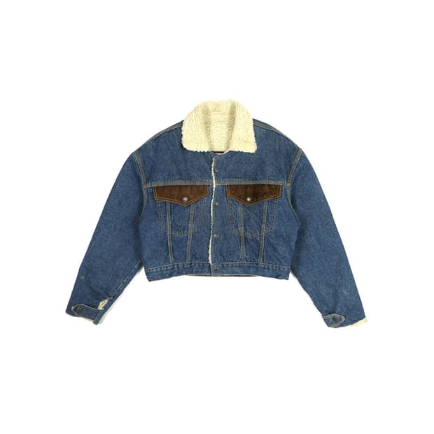 Dincoy sherpa denim jacket
