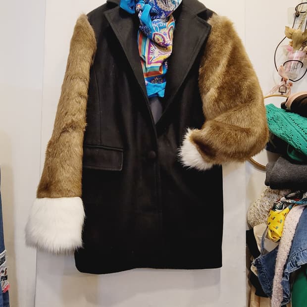 딘트 에코밍크 퍼코트