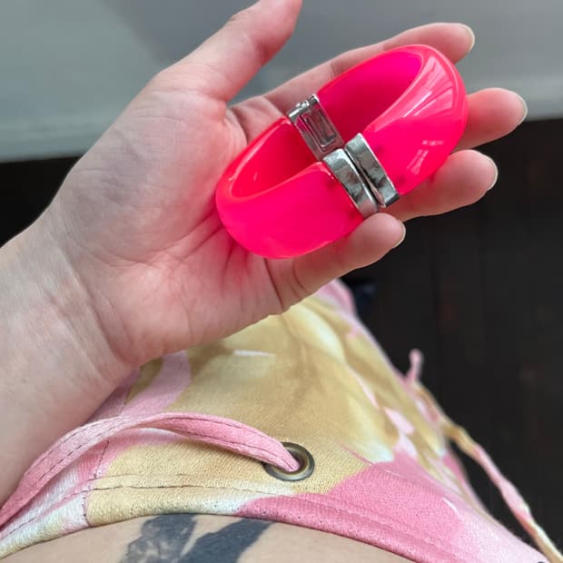 핑크 빈티지 뱅글