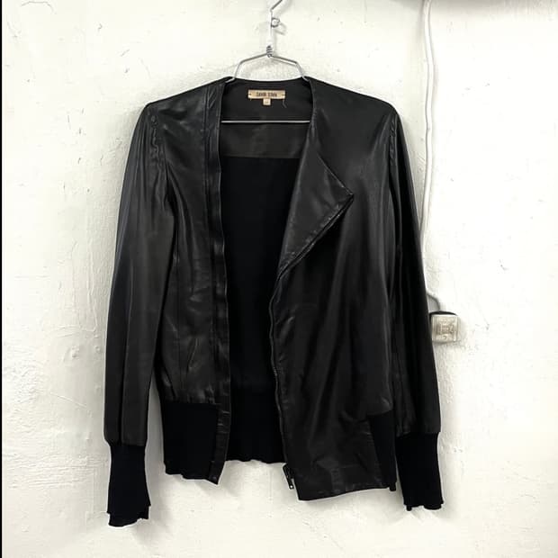 다미르도마 드레이핑 램스킨 레더 자켓