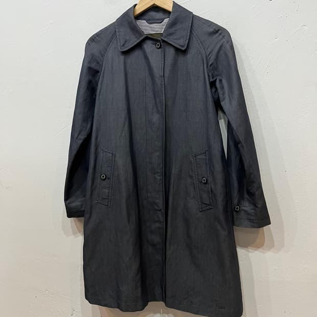 매킨토시 코튼/린넨 코트 Made in SCOTLAND