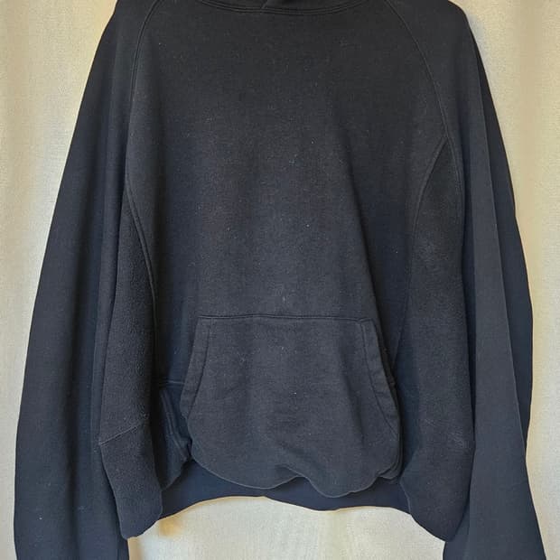 OAM factory &일꼬르소 블랙 후드티(XL)