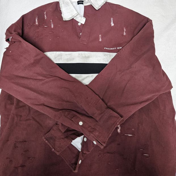 프로젝트gr 폴로 버건디 