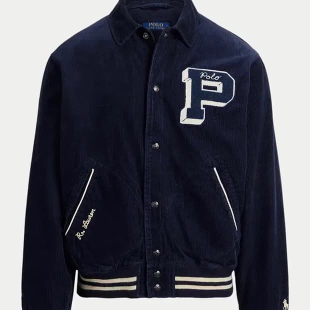 [새상품/XL]폴로 랄프로렌 코듀로이 레터 자켓
