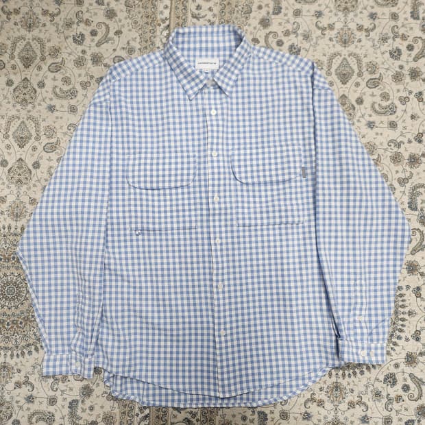 에스피오나지 체크 셔츠 XL