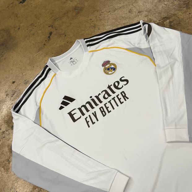 [정품/3XL] 아디다스 레알마드리드 긴팔 트레이닝복 화이트 b17