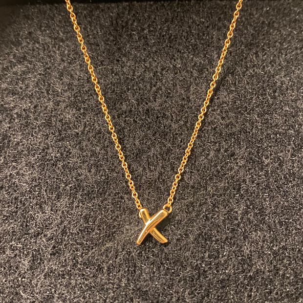 티파니앤코 팔로마 그래피티 X 목걸이 18k 로즈골드