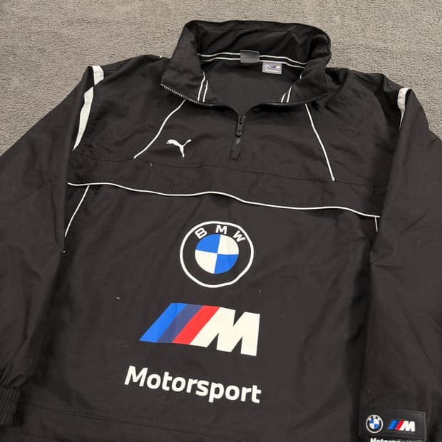 [정품/M] puma 푸마 BMW 모터스포츠 콜라보 아노락 바람막이 자켓