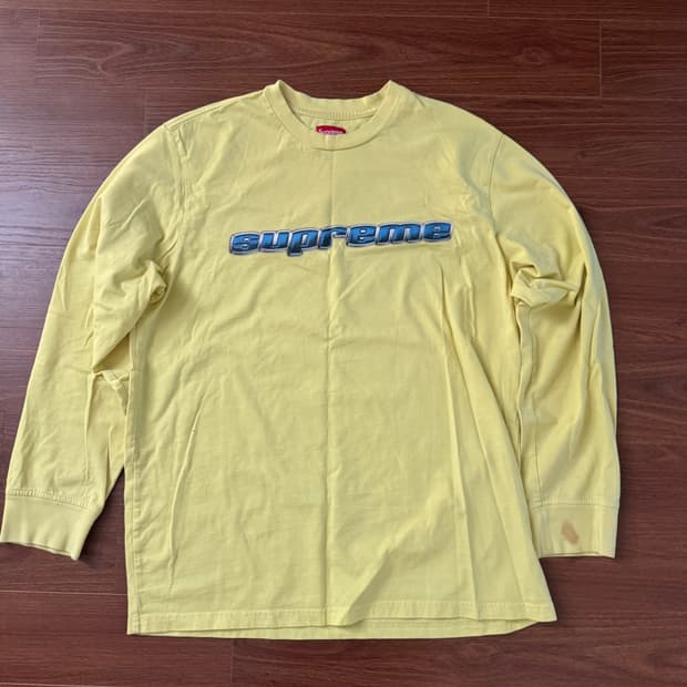 Supreme 긴팔 티셔츠 L