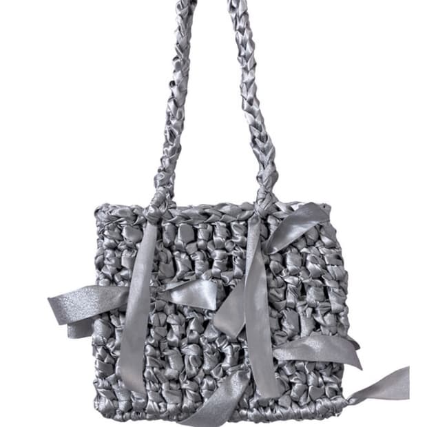 크로쉐안트 실버 쁘띠삭(5회 미만 착용, 원가 14)