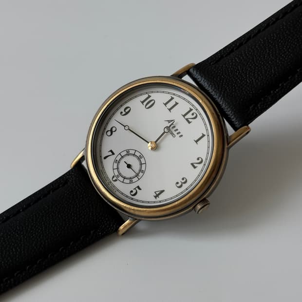 세이코 1990년대 Avenue 스몰세컨즈 쿼츠 남성