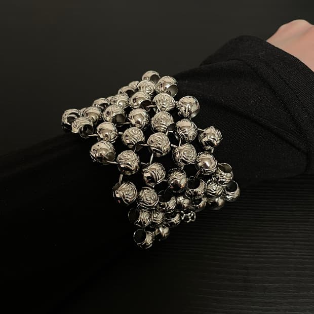 빈티지 페어리 실버 비즈 팔찌