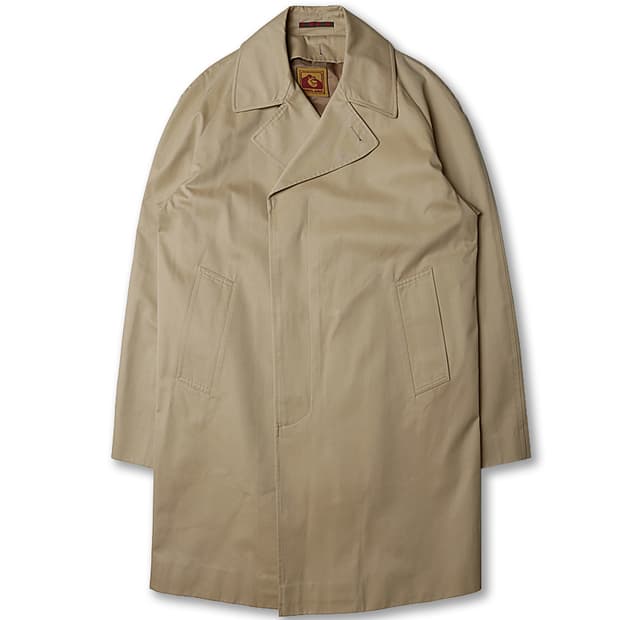 링자켓 [Ring Jacket] 베이지 코튼 히든버튼 나그랑 코트