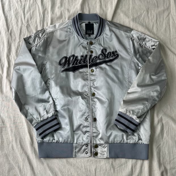 MLB 00s 화이트삭스 실버 자켓 110