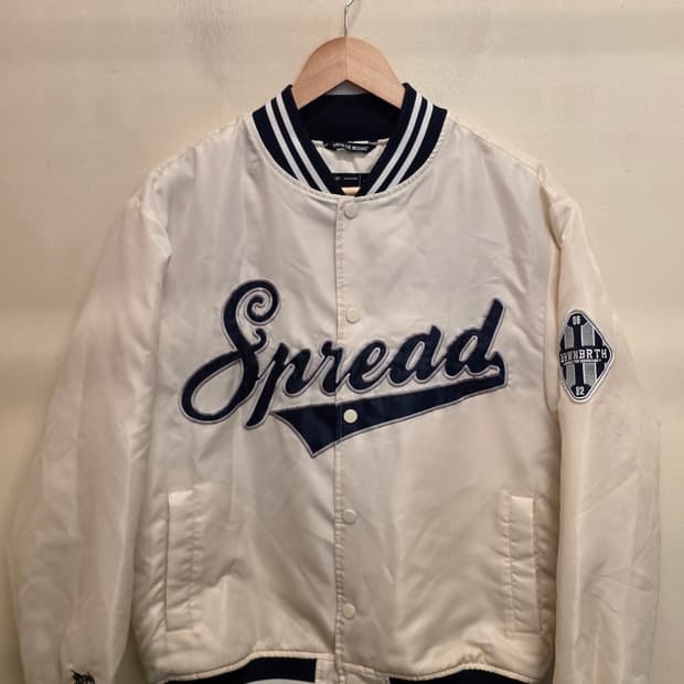 (S)브라운브레스 새틴 바시티 자켓
