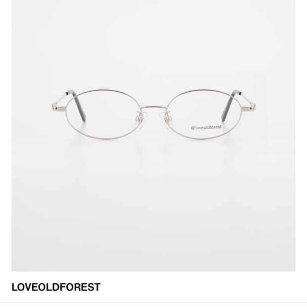 러브올드포레스트 loveoldforest 라운드 메탈 안경