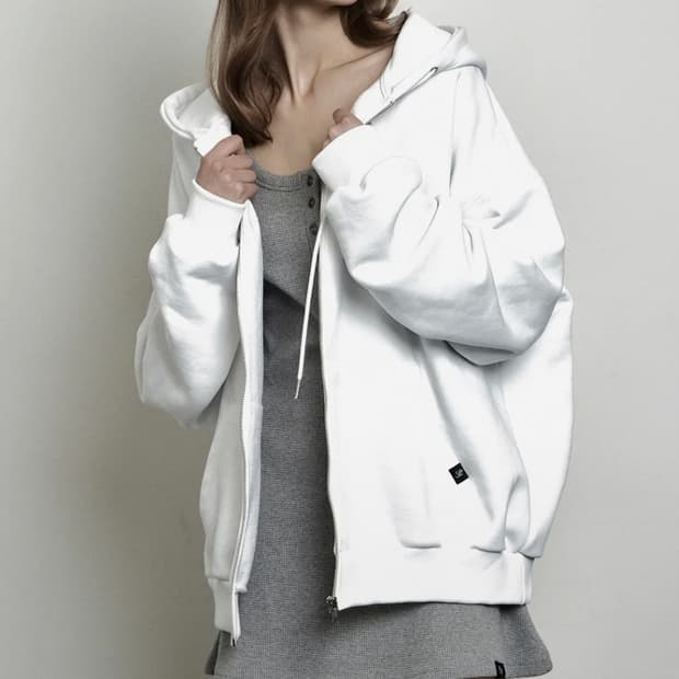 시너진 오버사이즈 후드집업