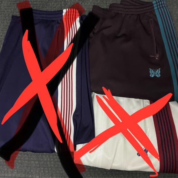 니들스 트랙팬츠 hd s