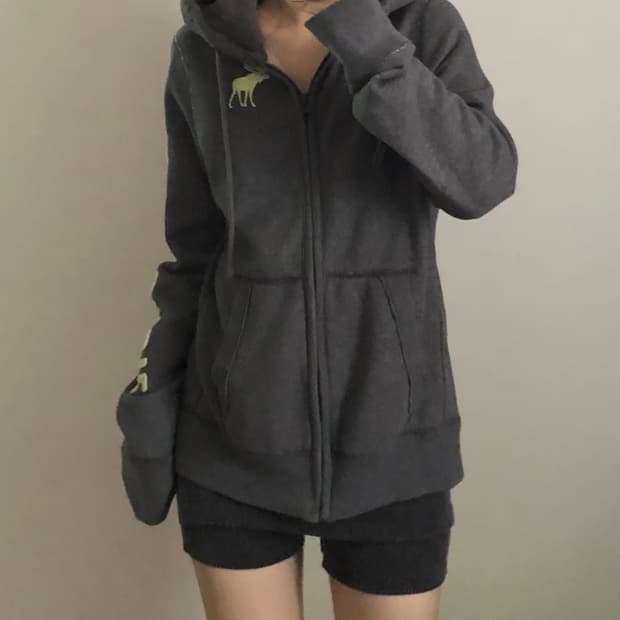 아베크롬비 사이드라인 후드집업