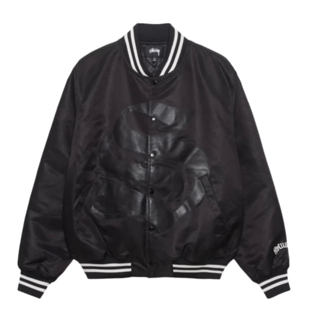 스투시 스타디움 바시티 자켓 고딕