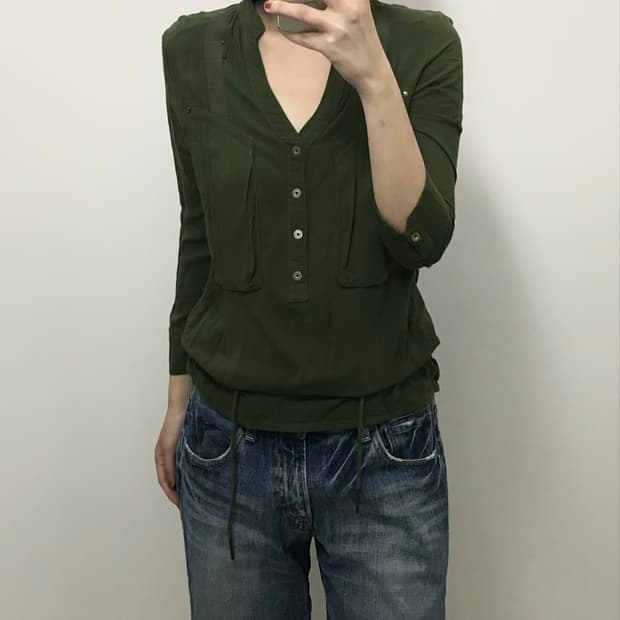지스타로우 스트링 셔츠